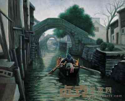 朱双大 水乡 66×80cm